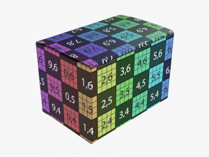 Paper Box Mockup 13 Modèle 3D