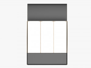 Paper Boxes With Tray Set 3D Модель