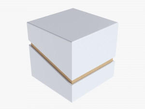 Paper Gift Box Mockup 01 3D Model