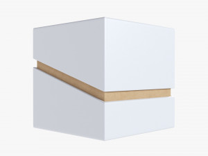 Paper Gift Box Mockup 01 3D 模型