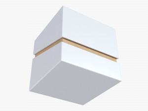 Paper Gift Box Mockup 01 3D 模型