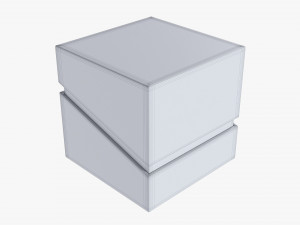 Paper Gift Box Mockup 01 3D 模型