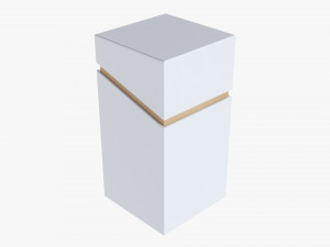 Paper Gift Box Mockup 02 Modelo 3D