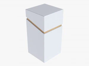 Paper Gift Box Mockup 02 3D Model
