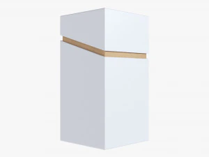 Paper Gift Box Mockup 02 3D Model