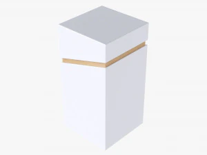 Paper Gift Box Mockup 02 3D Model