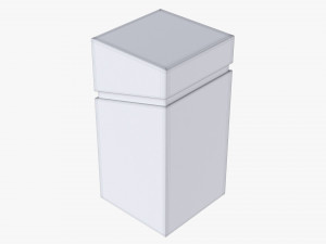 Paper Gift Box Mockup 02 Modelo 3D