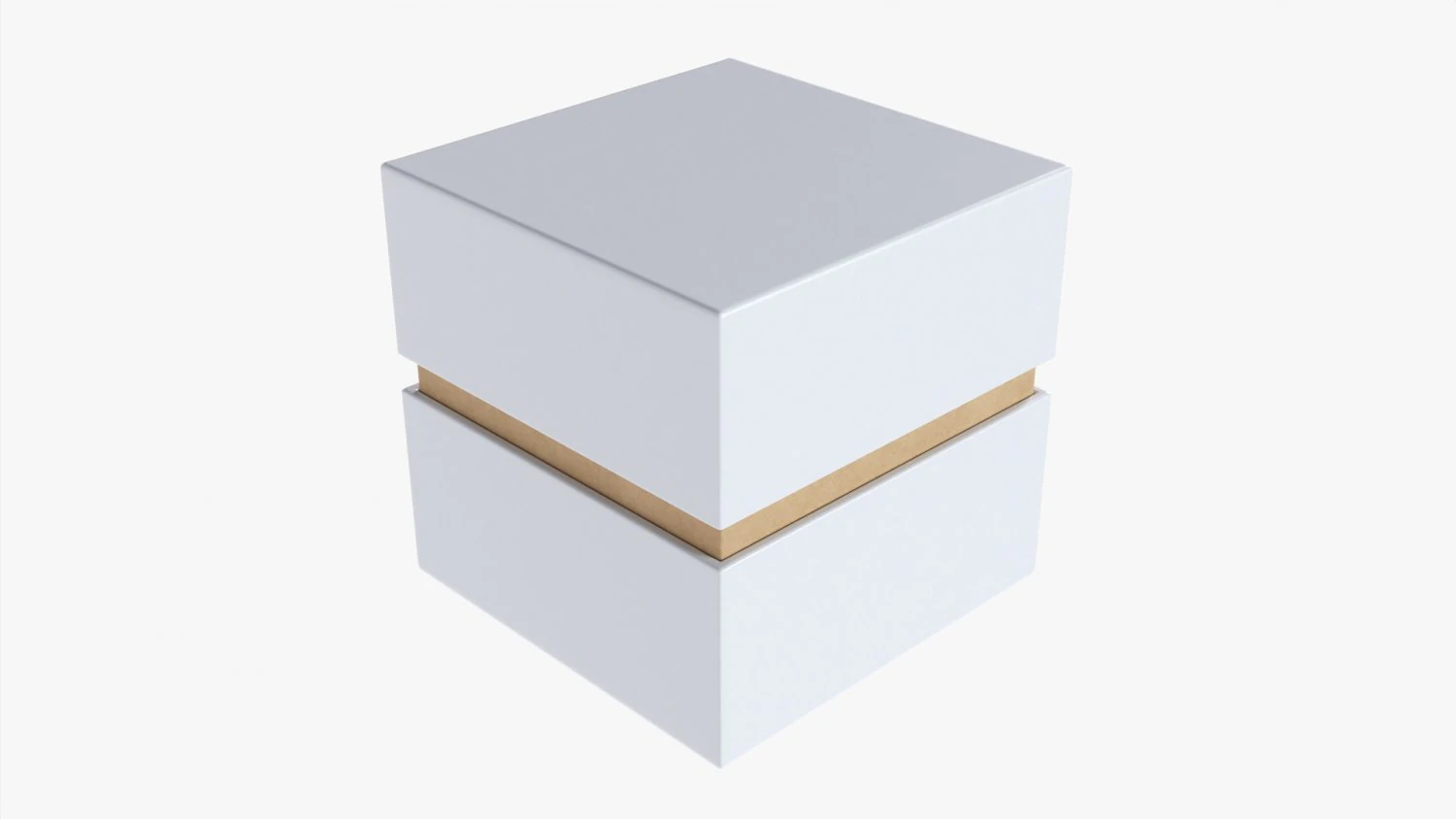 Paper Gift Box Mockup 03 3D Model .c4d .max .obj .3ds .fbx .stl .blend