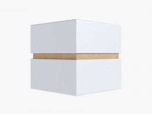 Paper Gift Box Mockup 03 Modelo 3D