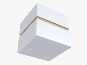 Paper Gift Box Mockup 03 Modelo 3D