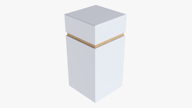 Paper Gift Box Mockup 04 3D Model .c4d .max .obj .3ds .fbx .stl .blend 
