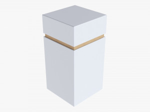 Paper Gift Box Mockup 04 3D Модель