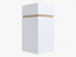 Paper Gift Box Mockup 04 3D Model