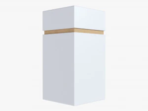 Paper Gift Box Mockup 04 3D Model