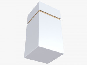 Paper Gift Box Mockup 04 3D Model
