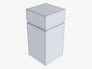 Paper Gift Box Mockup 04 3D Model