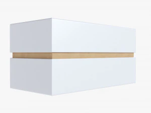 Paper Gift Box Mockup 05 3D Model