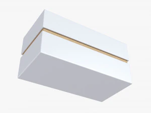 Paper Gift Box Mockup 05 3D Model