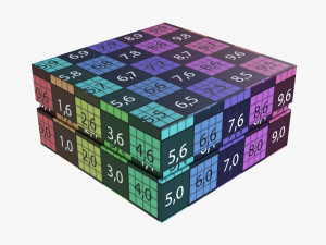 Paper Gift Box Mockup 06 Modèle 3D