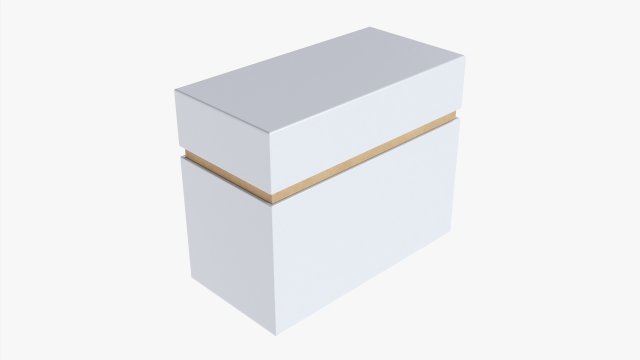 Paper Gift Box Mockup 07 3D-Modell .c4d .max .obj .3ds .fbx .stl .blend 