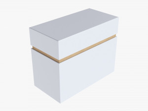 Paper Gift Box Mockup 07 Modelo 3D