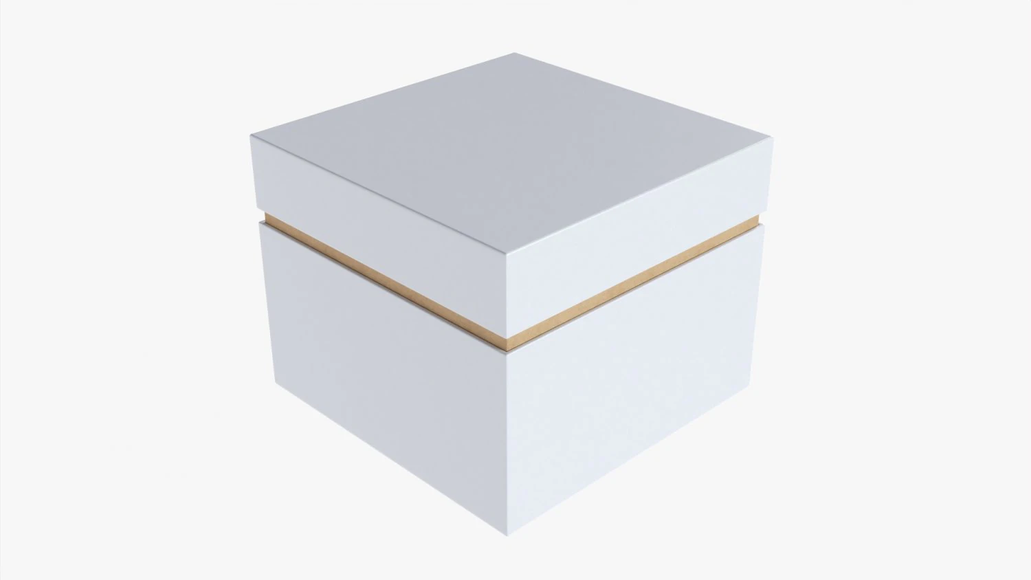 Paper Gift Box Mockup 08 3D Model .c4d .max .obj .3ds .fbx .stl .blend