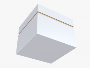 Paper Gift Box Mockup 08 3Dモデル