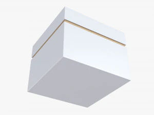 Paper Gift Box Mockup 08 3D Model