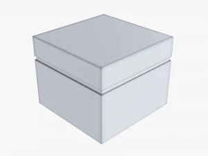 Paper Gift Box Mockup 08 3D Model
