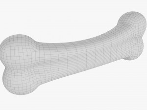 Pet Bark Bone Modello 3D