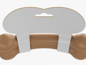 Pet Bark Bone Mockup 3D Model