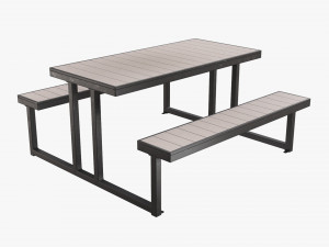 Picnic Table 3D Model