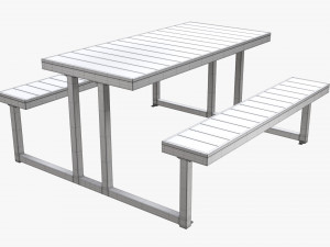 Picnic Table 3D-Modell