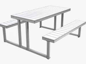 Mesa de piquenique Modelo 3D