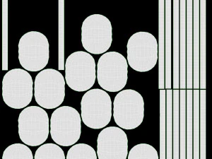 Pixel Style Glasses Blue 3D Model