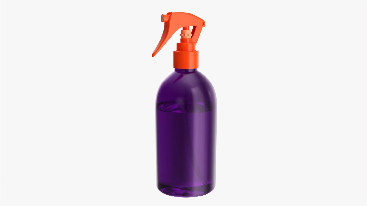 Plastic Bottle With Dispenser Large 3D Model .c4d .max .obj .3ds .fbx .stl .blend