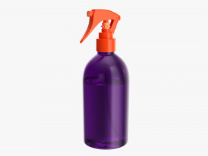 Plastic Bottle With Dispenser Large Modelo 3D