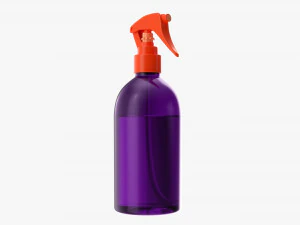 Plastic Bottle With Dispenser Large 3D Model