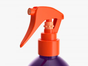 Plastic Bottle With Dispenser Large 3D Model