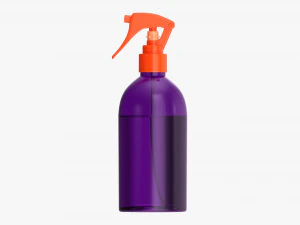 Plastic Bottle With Dispenser Large 3D Model