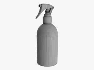 Plastic Bottle With Dispenser Large Modelo 3D
