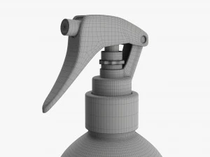 Plastic Bottle With Dispenser Large 3D Model