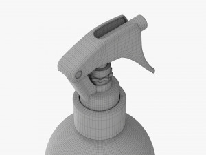 Plastic Bottle With Dispenser Large Modelo 3D