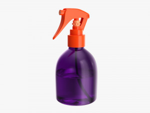 Plastic Bottle With Dispenser Small 3D Model
