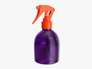 Bottiglia Di Plastica Con Dispenser Piccolo Modello 3D