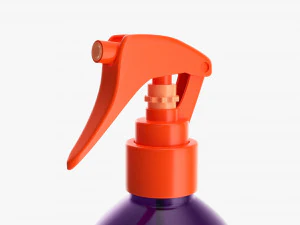 Plastic Bottle With Dispenser Small 3D Model