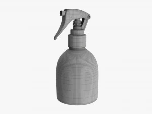 Plastic Bottle With Dispenser Small 3D Model