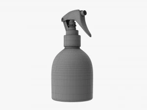 Plastic Bottle With Dispenser Small 3D Model
