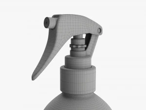 Plastic Bottle With Dispenser Small 3D Model
