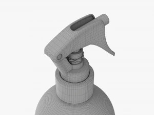 Plastic Bottle With Dispenser Small 3D Model